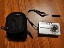 Pentax Optio T10 Digital Camera With Stylus Pen Lowpro Bag Untested
