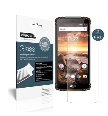2x Film for HomTom ZOJI Z9 Matte Protector Flexible Glass 9H