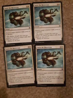 MTG - 4 x Smite the Monstrous - Khans of Tarkir