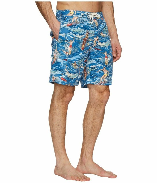 Polo Ralph Lauren Men's Big and Tall Kailua Surf Swim Trunks, Size 1XB