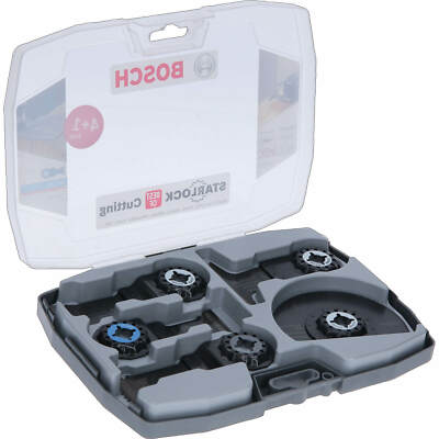 Bosch 5-teiliges Universal Starlock oszillierendes Multitool Schneidmesser-Set