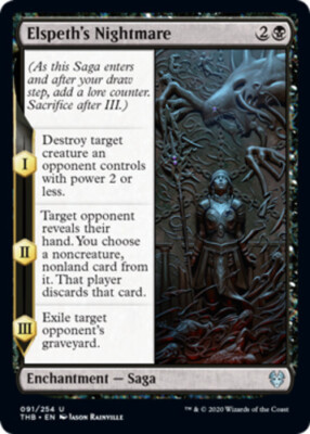 x4 Elspeth's Nightmare U MTG Theros Beyond Death M/NM, English