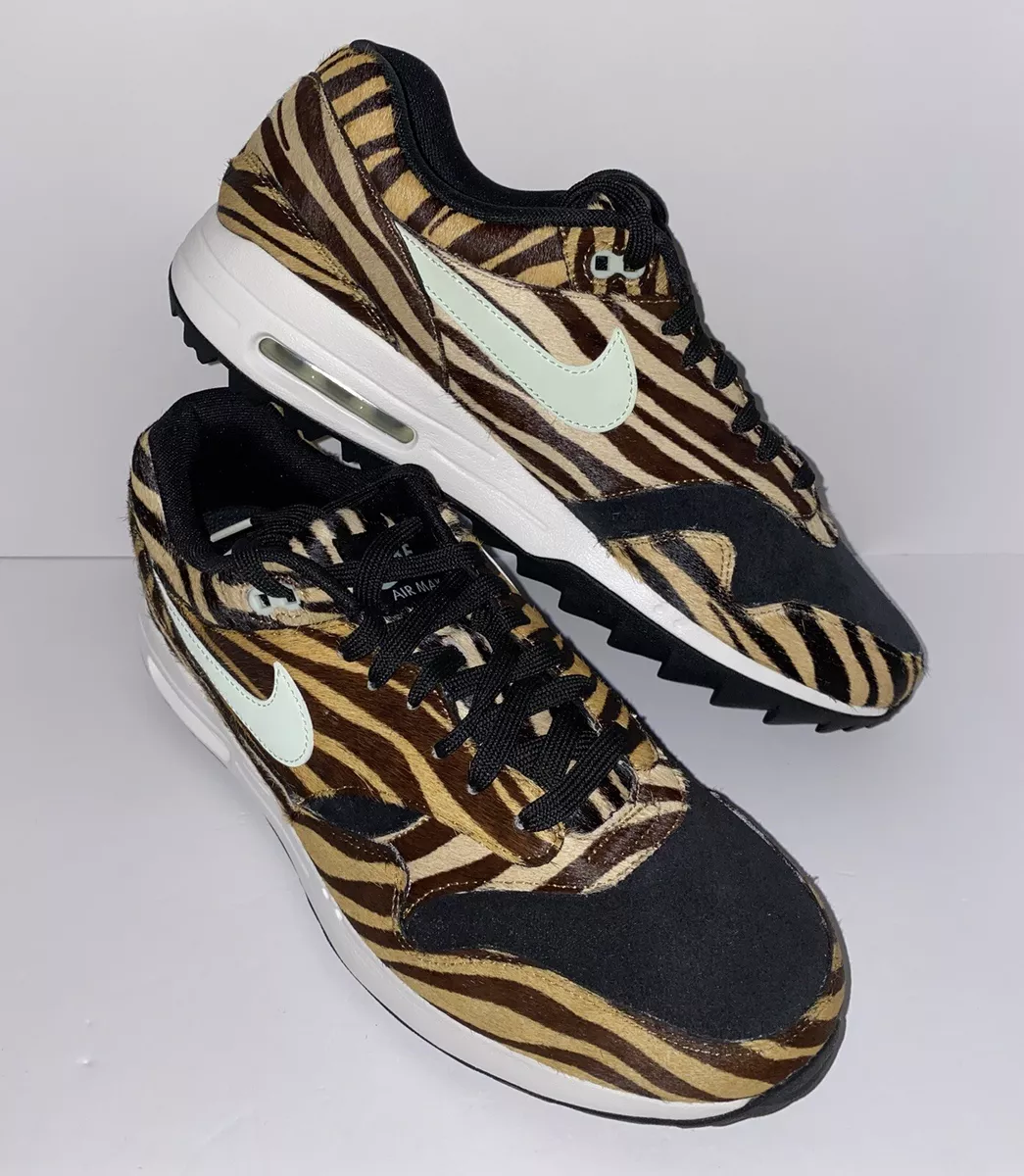 Nike Air Max 1 Golf NRG “Tiger Stripes” DH1301-800 Size 11 Clay Orange Black