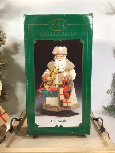 KSA Kurt Adler Fabriche’ “KRIS KRINGLE” Paquetes de Transporte de Papá Noel #W1685~En Caja - Imagen 19 de 24
