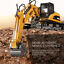thumbnail 29  - Huina Excavator Dump Truck Log Grabber Crane Loader RC Construction Vehicle Toys