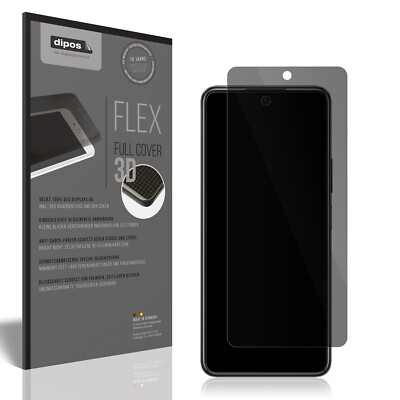 Full Cover Privacy Blickschutzfolie für Infinix Zero 5G Folie Anti-Shock