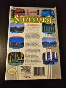 Sistema de entretenimiento Castlevania II 2 Simon's Quest Nintendo NES CIB completo