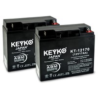 12v 17ah Sealed Lead Acid Replacement Rechargeable Battery Keyko ® Agm (l1) 2pk 12v 17ah Sealed Lead Acid Replacement Rechargeable Battery Keyko ® Agm (l1) 2pk