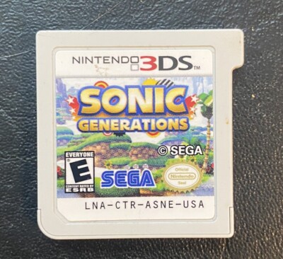 2011 Sonic Generations Nintendo 3DS Sega Tested Working Cartridge Only