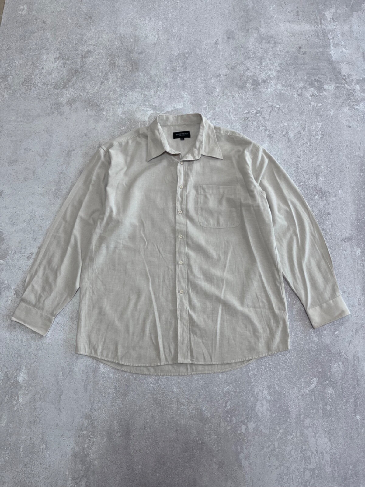 SAINT LAURENT Camicia vintage in lino Yves saint lauren taglia XXL