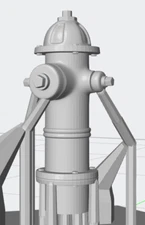 *FREE SHIPPING* 3D Printed 1:48 O Scale Scenery - Various Lots Of Fire Hydrants