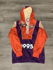 NWT Mitchell Ness 1995 NBA All-Star Game Phoenix Purp Orange Windbreaker Sz: S