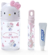 NEW Sanrio Characters Toothbrush  Cup set Hello Kitty From Japan