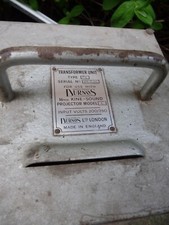 Cine film projector TRANSFORMER unit P4 DURNOS 16mm KINE SOUND 200/250v