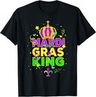 Mardi Gras King Men Carnival Costume Gift Mardi Gras Gift Unisex T Shirt