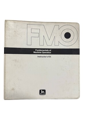 JohnDeere Preventative Maintenance Fundamentals of Machine Operation kit