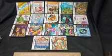 Lot of 17 empty nintendo ds cases With Manuals