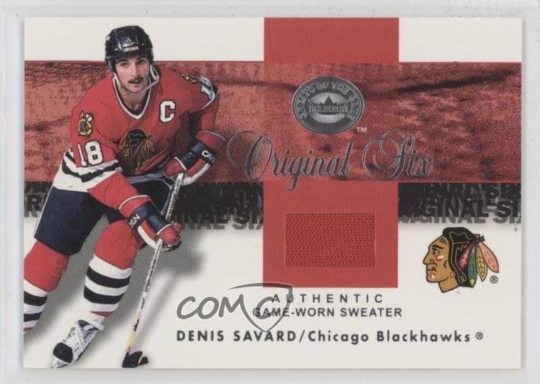2001-02 Fleer Greats of the Game Original Six Jerseys Denis Savard HOF