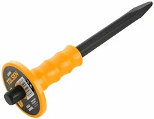 TOLSEN 12" MECHANICS POINTED END COLD CHISEL WITH GRIPPING HANDLE 25085