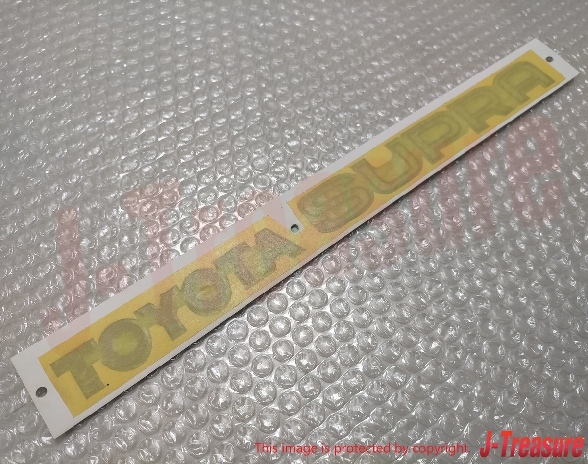 TOYOTA SUPRA A70 1988-1993 Genuine Back Door Name Plate Emblem