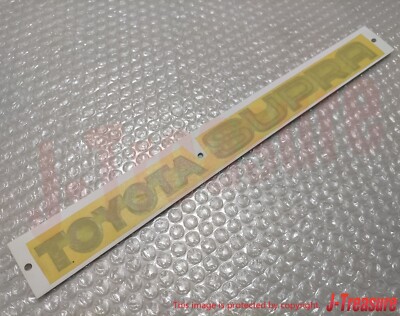 ヴェネタ TOYOTA SUPRA A70 1988-1993 Genuine Back Door Name Plate Emblem