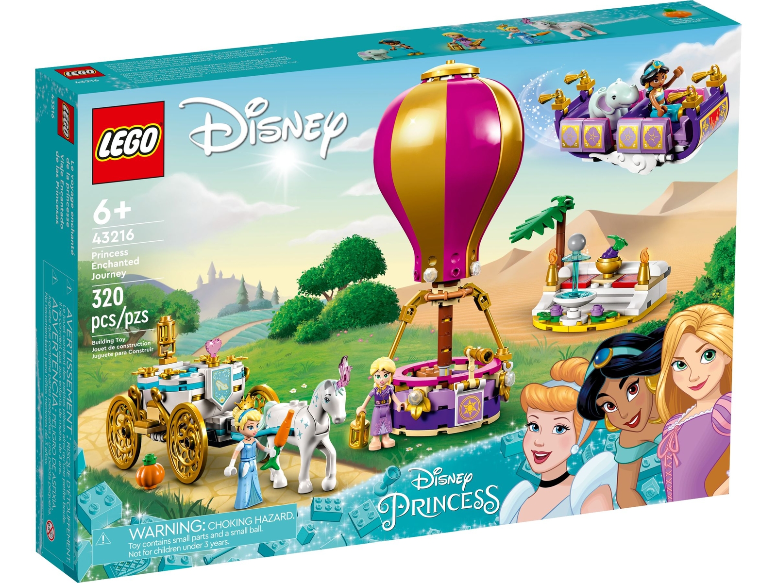 Конструктор LEGO Disney Princess 43216 - Принцесса в волшебном мире + НОВАЯ и взрослая +