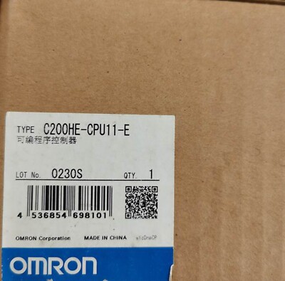 NEW Omron C200HE-CPU11-E One Year Warranty #