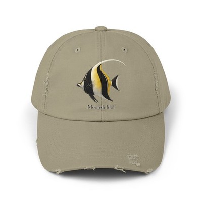 Unisex Distressed Hat Moorish Idol Reef Grace Art