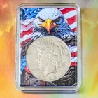 1922 P PEACE 90% Fine Silver Dollar Custom Slab/Case PHILADELPHIA MINT COIN $1