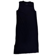 Everlane Dress Large Sleeveless Midi Casual Minimalist Tank Side Slits J2