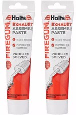 2 x Holts 150g Fire Gum Gun Exhaust Silencer Assembly Joints Seal Paste Putty