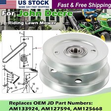 For John Deere AM133924 Double Deck Tightener Pulley GX255 GX325 GX345 GX355