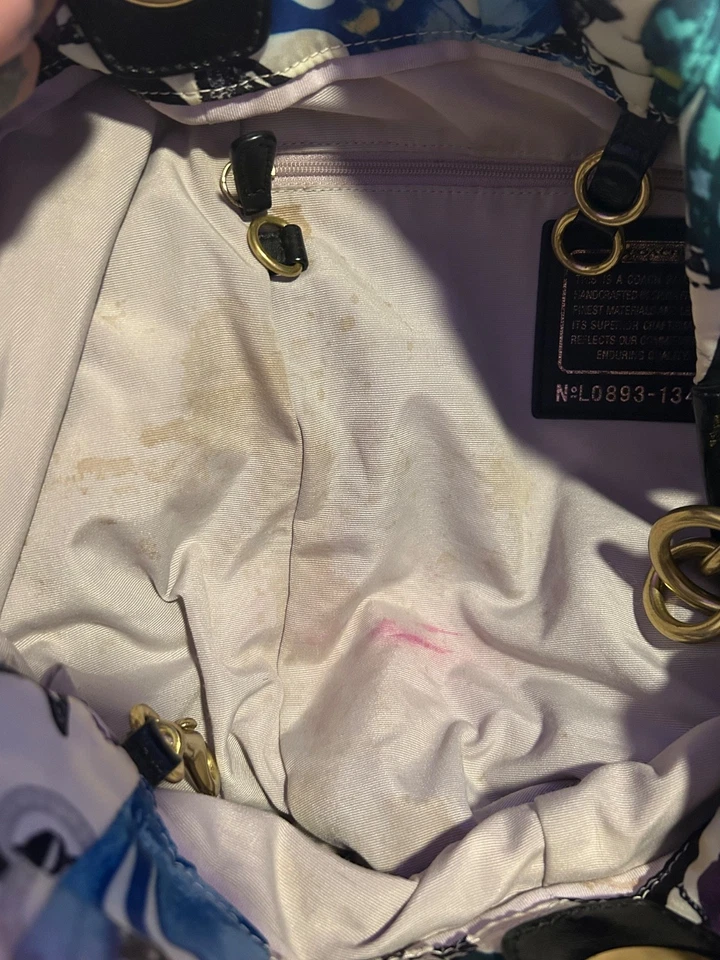 Vintage Coach Limited Edition Carly Butterfly XL Tote - Image 4 of 4