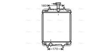 AVA Coolant Radiator TOA2360 for Citroen C1 (2006) 1.0