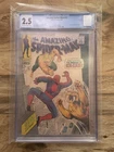 Amazing Spider-Man #57 CGC 2.5 1968 App ka-zar zabu OW/W Pages