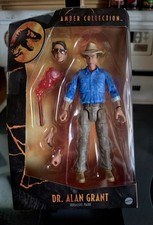 Jurassic Park Amber Collection Dr Alan Grant 6" Figure NOS, MINT CONDITION