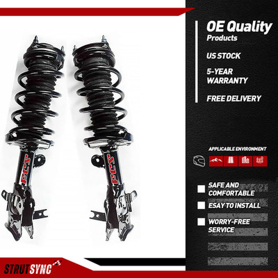 New OE Front Struts For 2012-2015 Honda Civic 1.8L Sedan Lifetime Warranty