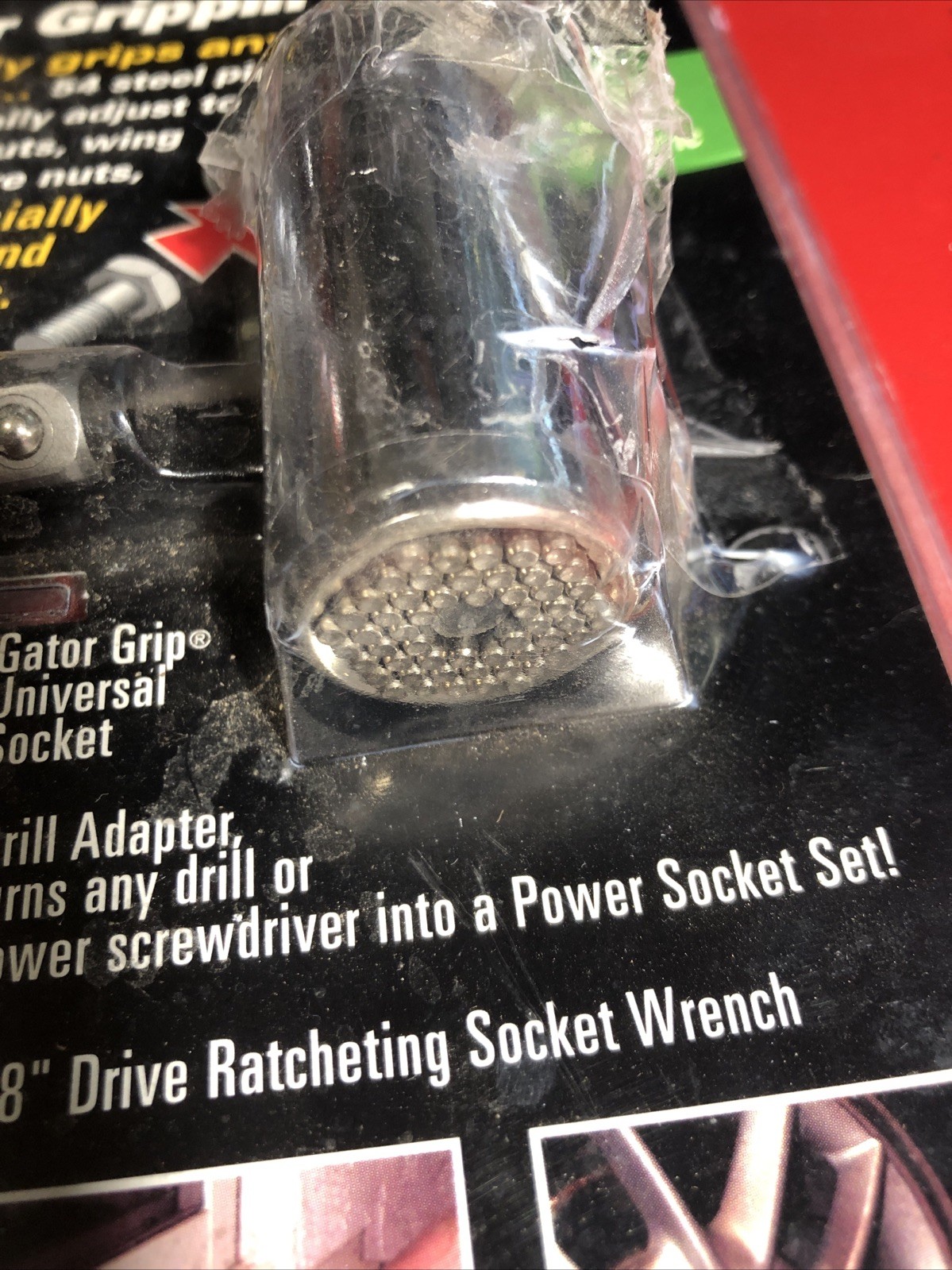 Original GATOR GRIP Universal Socket 3-Piece Set 3/8" Drive - NOS AS ON TV 2000 