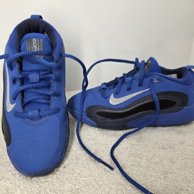 NIKE IsoFly GS Size 1Y Basketball Shoes Game Royal Blue FN4384-402