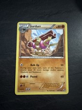 Pokémon TCG Gurdurr Black White 60/114 Regular Uncommon