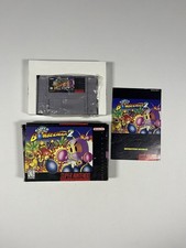 Super Bomberman 2 Authentic Super Nintendo SNES Clean Copy Complete In Box CIB