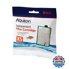 Aqueon Extra Small Aquarium Filter Cartridges 3-Pack - Clear Water
