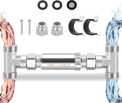 304 Stainless Steel Bypass Valve for Instant Hot Water Recirculation System