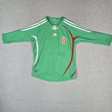 Mexico National Football Team Men S Jersey Green 2008 Home Kit Adidas