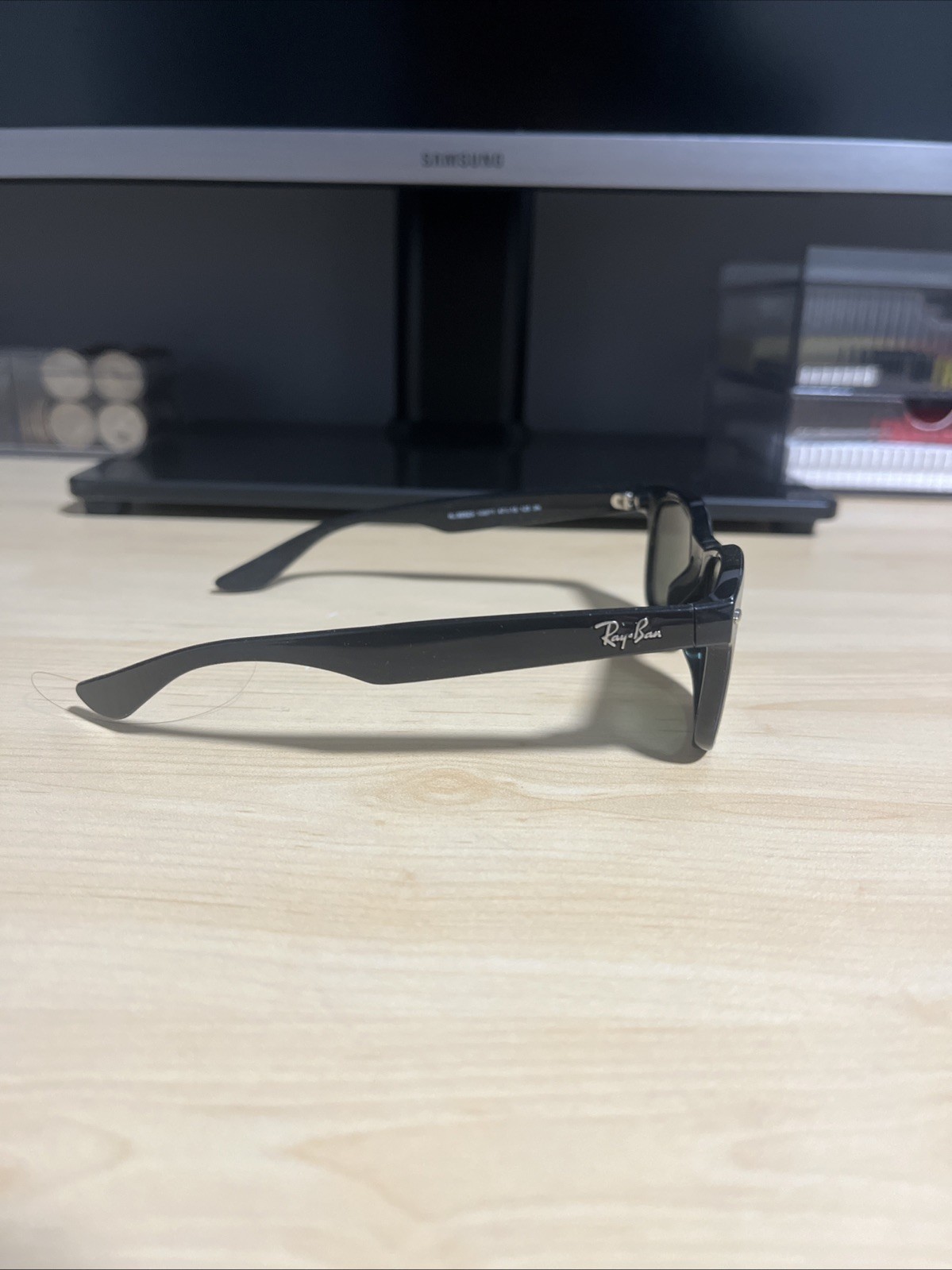 Ray-Ban Junior RJ9052S 100/71 Black Sunglasses 48mm 3N Kids Wayfarer Style