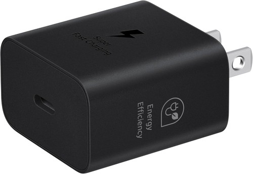 Samsung 25W Wall Charger Power Adapter, Cable Not Included, Super 25W, Black - Photo 7 sur 8