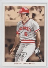 2002 Topps 206 Johnny Bench #158 HOF 0a1