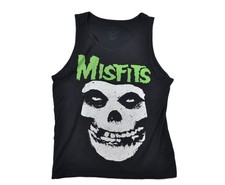 Misfits Official 2013 Vest T-Shirt Crimson Ghost Skull Danzig Punk Rock Tee Tour