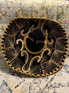 Vintage Mariachi Musician Sombrero Hat Black/gold And Pink Theme, Roma 1898
