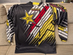 Maillot Fox Racing Rockstar Energy - 2XL - Manches Longues - Noir - Vintage